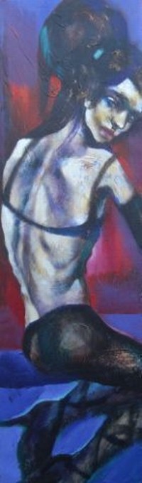 דיויד ברוור וויל (לונדון) מציג 'Anorexic babe'
